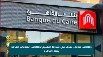 وظائف متاحة.. تعرّف على شروط التقديم لوظائف العلاقات العامة ببنك القاهرة